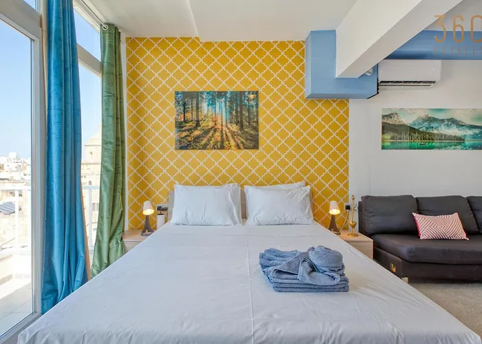 Apartamento Sunsoaked Msida Penthouses With Hot Tub, Wifi & Ac By 360 Estates *